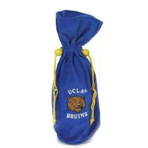  NCAA UCLA Bruins True Blue Velvet Wine Bottle Bag Sports 