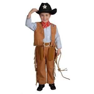  Cowboy Child Halloween Costume Size 4T Toddler Toys 
