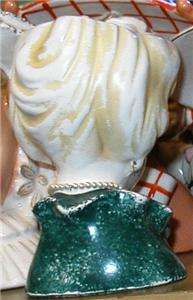 Vintage Rubens Head vase pearl bracelet necklace ring  