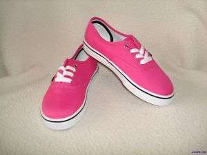NEW VANS YOUTH KIDS GIRLS AUTHENTIC LO PRO SHOES 13  