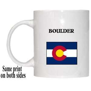    US State Flag   BOULDER, Colorado (CO) Mug 