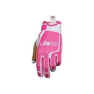   RACING FLEX FEEL PERFORMANCE GLOVES (X SMALL) (PINK/WHITE) Automotive