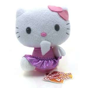 Hello Kitty with Double Heart Hair Bow ~6.5 Mini Plush Doll (Japanese 