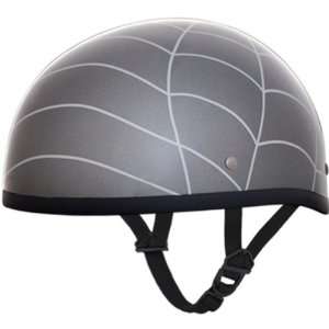   Widow D.O.T. Approved 1/2 Shell Touring Motorcycle Helmet / Small