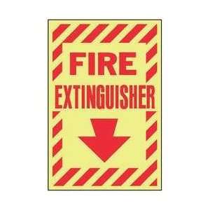  Safety Sign,fire Extinguisher,14 X 10 In   ACCUFORM 