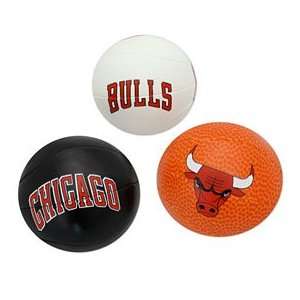 Chicago Bulls Three Pack of Softee Balls  Sports 