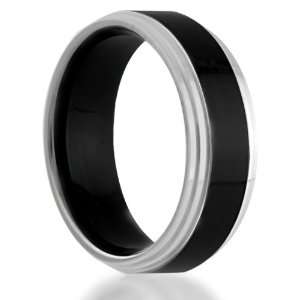   Edges Comfort Fit Wedding Band Ring (Size 4) Eternal Bond Jewelry