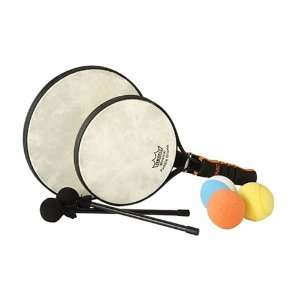  Remo Paddle Drums, 8 And 10 Inch Set W/ 3 Balls Musical 