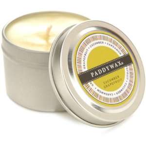  Paddywax Travel Tin Classic Cucumber Grapefruit Scented Candle 
