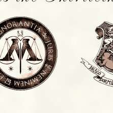   Hogwarts Diploma Certificate, Ultra High Resolution Letters & Logos