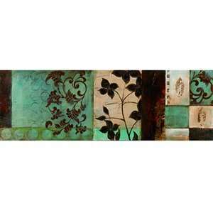 Yosemite Home Decor YA100064A Pressed Flowers I Hand Painted Abstract 