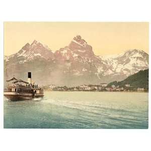   of Brunnen and the Mythen, Lake Lucerne, Switzerland