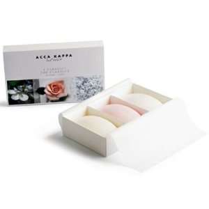 Three soaps gift set (150 gr x 3) Acca Kappa Classics (Magnolia, Rose 