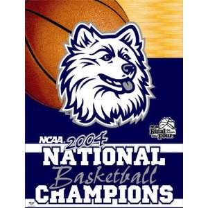 Connecticut UConn Huskies 2004 National Champions Banner  