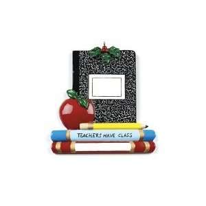  6044 Teachers Have Class Personalized Christmas Ornament 