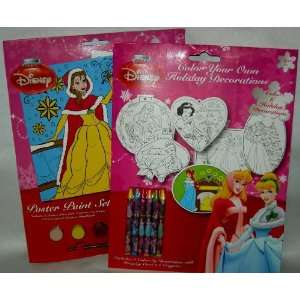    Disney Princess Color Your Own Holiday Art Set Toys & Games