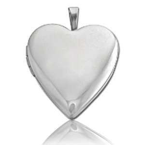  Solid Sterling Silver Heart Locket Jewelry