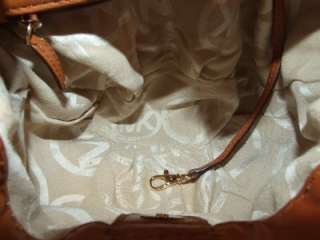 Michael Michael Kors Drawstring & Stud Hobo Bag Purse Handbag Leather 