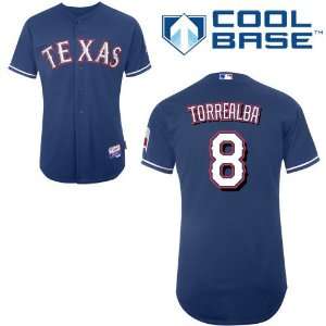Yorvit Torrealba Texas Rangers Authentic Alternate Cool Base Jersey By 