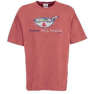 Majestic Boston Red Sox Stylin Pigment Dyed T Shirt  