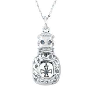  Blessings Sterling Silver Window of Opportunity CZ Necklace Jewelry