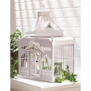  19 Charming Lodge Cabin Decorative White Birdcage