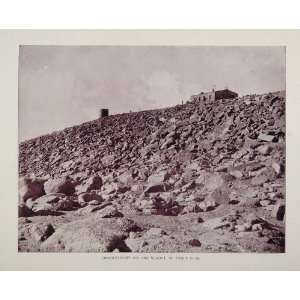  1893 Print Observatory Summit Pikes Peak Colorado Buel 