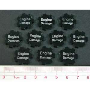  Condition Markers Engine Damage Tokens (10) Toys & Games