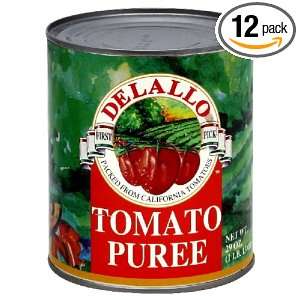 DeLallo Tomato Puree, 29 ounces (Pack Grocery & Gourmet Food