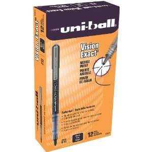  Uni ball Vision Exact Stick Micro Point Roller Ball Pens 