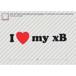  I Love my xB   Scion   Sticker   Decal   Die Cut 