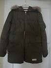 Odd Molly Hooded Nylon Military Color Parka in Size 1