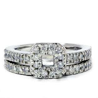 Pompeii3 Inc. .75CT Princess Cut Diamond Engagement Ring Setting 14K