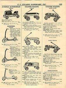 1948 Garton Coaster Wagon Radio Flyer Pedal Car ad  