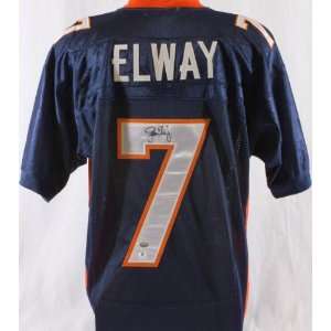  John Elway Autographed Super Bowl Jersey   GAI 