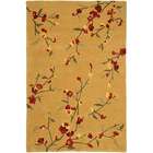  Hand tufted Sand Floral Area Rug (2 x 3)