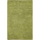    Hand woven Santa Fe Lime Green New Zealand Wool Rug (4 x 10