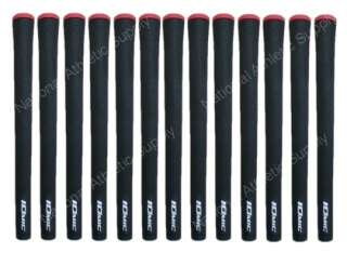 Rib Iomic Grips Black w Red Ends Set of 13 Sticky Model  
