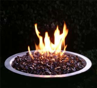 30# COPPER FIRE GLASS LARGE ROCKS Fireplace FirePit  