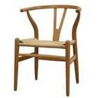 Wood Natural Accent Chair  