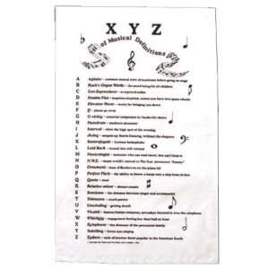  XYZ of Music Tea Towels