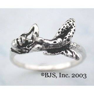 Sterling Silver Wrapped Sea Nymph Mermaid Ring Size 4 