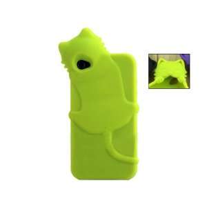  Green 3D Animal Cartoon Silicone Case Cover Skin for iPhone 