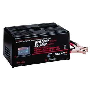 Clore Automotive SOLAR 1050C 10/2/55 Amp 6/12V Battery Charger with 