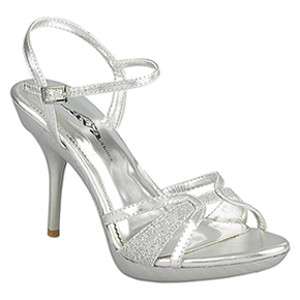 NEW Emerald Silver Glitter Prom Pageant Formal Evening Open Toe Shoe 