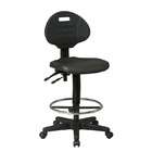 Office Star KH570 Intermediate Ergonomic Drafting Chair  Black