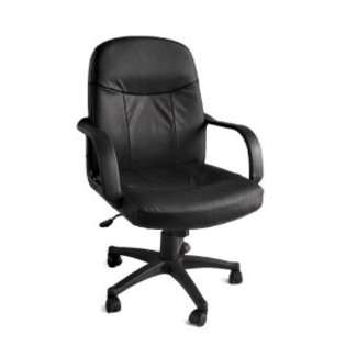 The Green Group Bowen Leather Executive Office Chair w/ Black Base 