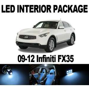 Infiniti FX35 FX50 2009 2012 WHITE 14 x SMD LED Interior Bulb Package 