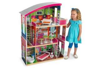 New KidKraft Designer Wooden Dollhouse   Fits Barbie  