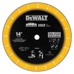 DEWALT DW8500 14 in Diamond Edge Chop Saw Blade 